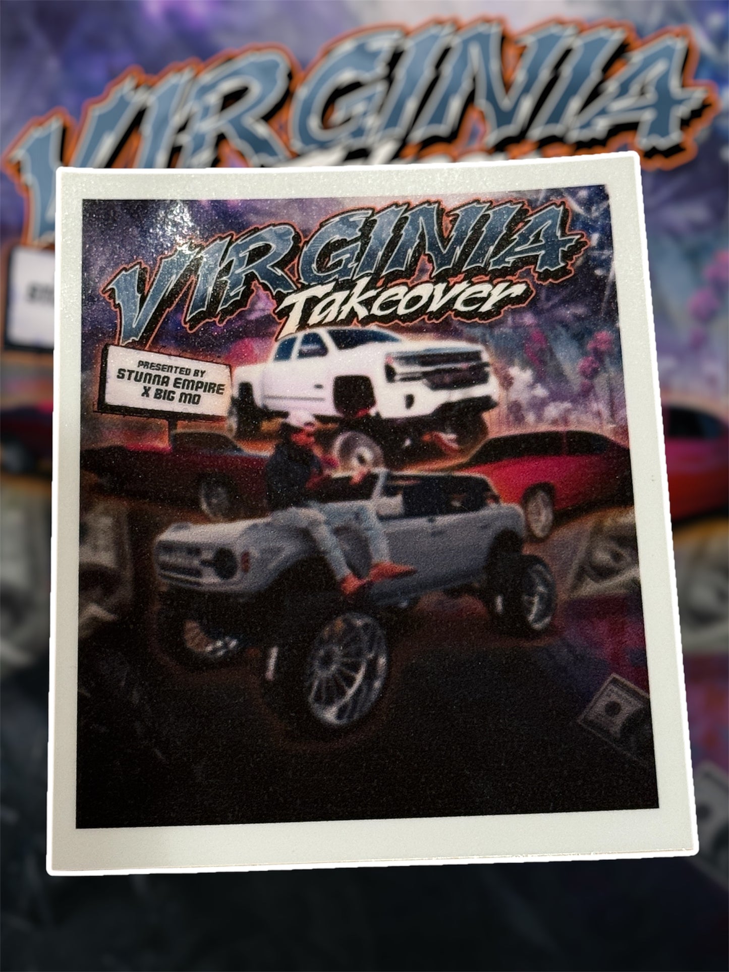 Virginia Takeover Windshield Stickers