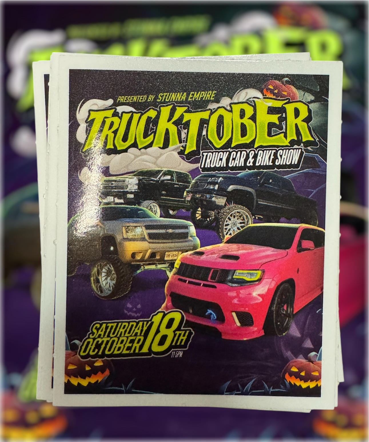 Trucktober Takeover Windshield Sticker